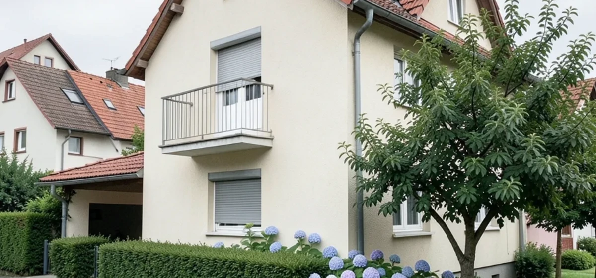 Einfamilienhaus mit Garten, wie es häufig im Rahmen einer Erbschaft übernommen wird